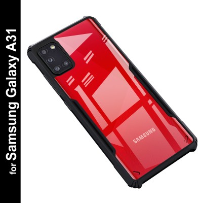 Zapcase Back Cover for Samsung Galaxy A31(Black, Shock Proof, Pack of: 1)