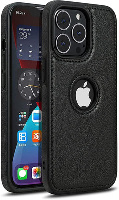 MobiLooks Back Cover for Apple iPhone 13 Pro Max(Black, Dual Protection, Pack of: 1)