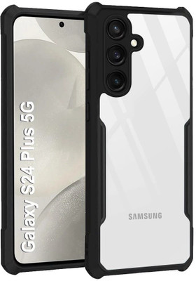 kursa hub Back Cover for Samsung Galaxy S24 Plus 5G-ip34(Black, Camera Bump Protector, Pack of: 1)