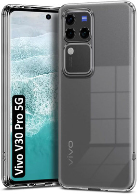 CaseWEB Back Cover for Vivo V30 Pro 5G(Transparent, Flexible, Silicon, Pack of: 1)
