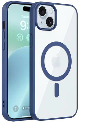 AIBEX Back Cover for Apple iPhone 15 Plus(Blue, Magsafe, Pack of: 1)