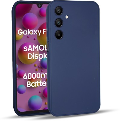 Qcase Back Cover for SAMSUNG Galaxy F15 5G(Blue, Microfiber Lining, Pack of: 1)