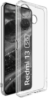 Flipkart SmartBuy Back Cover for Mi Redmi 13 5G, Poco M6 Plus 5G, Clear TPU Cover(Transparent, Silicon, Pack of: 1)