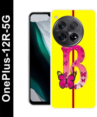 SARTOOLIYA Back Cover for OnePlus 12R 5G(Pink, Yellow, Silicon, Pack of: 1)