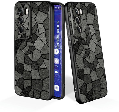 printwhiz Back Cover for Oppo Reno12 Pro 5G(Black)