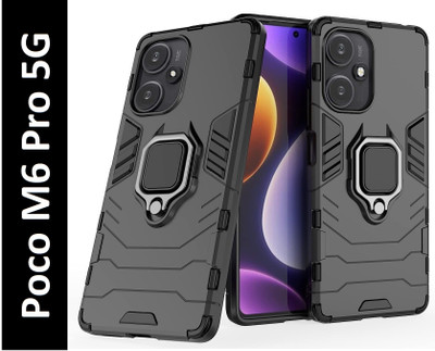 KWINE CASE Back Cover for POCO M6 Pro 5G(Black, Shock Proof, Pack of: 1)