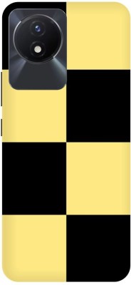 Zaplab Back Cover for Vivo Y02t(Black, Yellow, Hard Case, Pack of: 1)