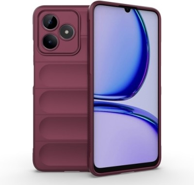 RUNICHA Back Cover for Realme Narzo N53, Realme C53(Purple, Grip Case, Silicon, Pack of: 1)