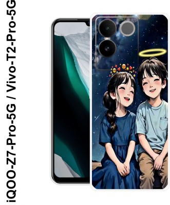 Garvita Store Back Cover for Iqoo Z7 Pro-5G/Vivo T2 Pro-5G(Multicolor, Silicon, Pack of: 1)