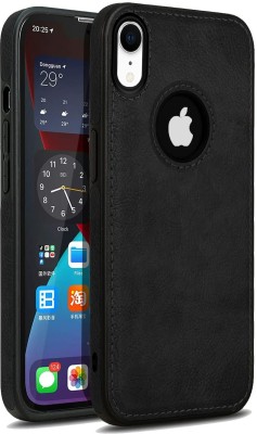 KING COVERS Back Cover for Flexible Pu Leather Super Soft-Touch | Bumper Case for Apple iPhone XR(Black, Camera Bump Protector, Pack of: 1)