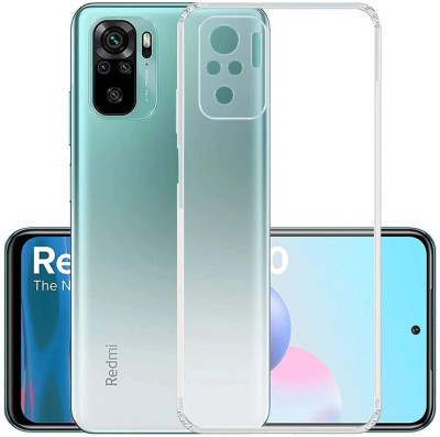 APTIVOS Back Cover for Mi Redmi Note 10s 4G Thin Shock Proof Transparent(Transparent, Dual Protection, Pack of: 1)