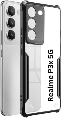 KWINE CASE Back Cover for RealMe P3x 5G(Black, Shock Proof, Pack of: 1)
