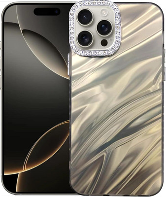 Loopee Back Cover for Iphone 13 Pro Shiny Diamond Marble Pattern(Black, Grip Case, Pack of: 1)