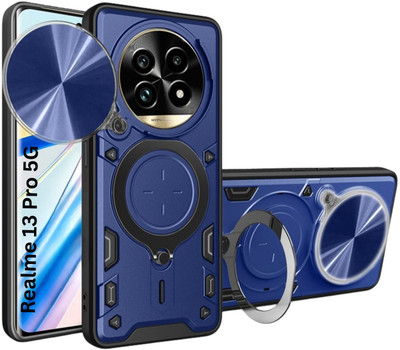 Flipkart SmartBuy Back Cover for Realme 13 Pro 5G(Blue, Rugged Armor, Pack of: 1)