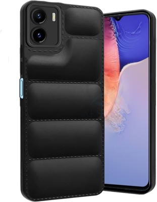 AESTMO Back Cover for Vivo Y15s(Black, Dual Protection, Silicon, Pack of: 1)
