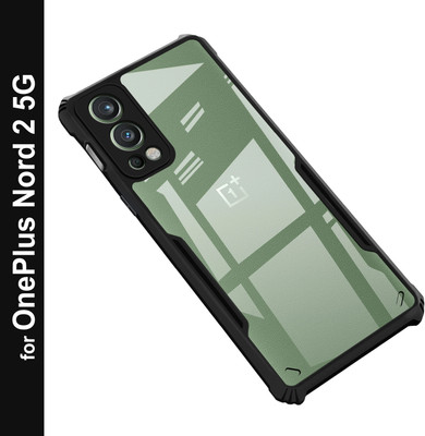 MJENTERPRISE Back Cover for OnePlus Nord 2 5G(Black, Shock Proof)