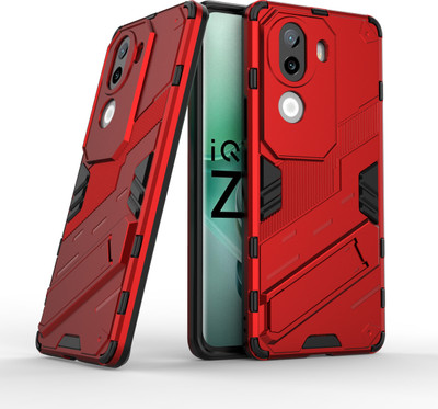 Zobrix Back Cover for IQOO Z9s 5G(Red, Camera Bump Protector, Pack of: 1)