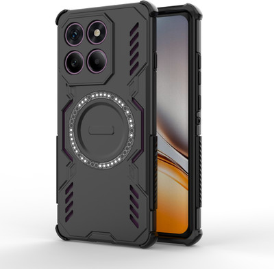 KartV Back Cover for Motorola Edge 60 Pro(Black, Camera Bump Protector, Pack of: 1)