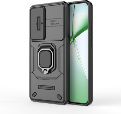 KartV Back Cover for OnePlus Nord CE4 5G, OnePlus Nord CE4(Black, Silver, Camera Bump Protector, Pack of: 1)