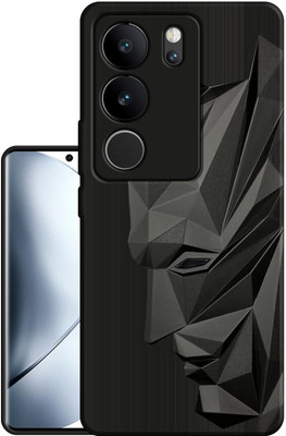 CASEKOO Back Cover for Vivo V29 5G, Vivo V29 Pro 5G(Black, Silicon, Pack of: 1)