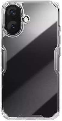 sr entrer Back Cover for iPhone 17 5G | Nillkin Nature TPU Pro Series Case | Ultra-Hybrid Crystal Clear(White, Flexible, Pack of: 1)