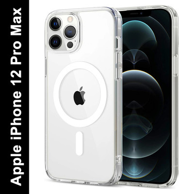 Zapcase Back Cover for Apple iPhone 12 Pro Max(Transparent, Magsafe, Pack of: 1)