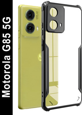 Print maker Back Cover for Motorola G85 5G, Moto G85 5G(Black, Dual Protection, Pack of: 1)