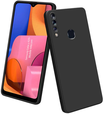 Outlier Back Cover for Samsung Galaxy A20s(Black, Silicon)