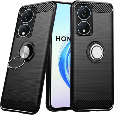 Unistuff Back Cover for Honor X7b, Honor X7b 5G(Black, Rugged Armor, Pack of: 1)