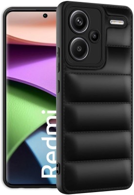 MOBIDEER Back Cover for Redmi Note 13 Pro Plus 5G, Redmi Note 13 Pro+ 5G, Camera Bump Protector | 360 Protection(Black, Puffer, Pack of: 1)