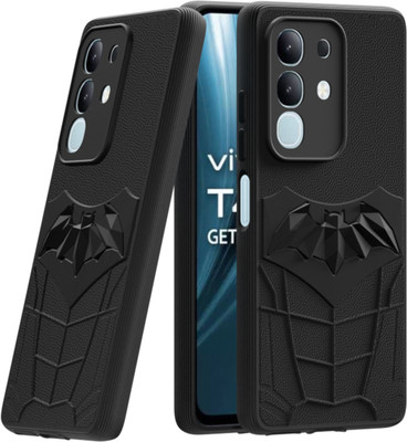 KartV Back Cover for vivo T4x 5G(Black, Camera Bump Protector, Pack of: 1)