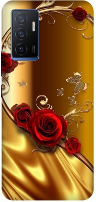 DIKRO Back Cover for vivo V23e 5G, V2126, GOLDEN, ROSE, DREAM, RED, GOLD, ROSE(Gold, Hard Case, Pack of: 1)