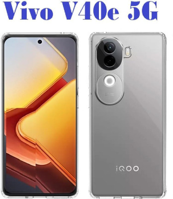 ALKSTORE Back Cover for Vivo V40e 5G(White, Waterproof, Silicon, Pack of: 1)