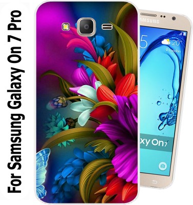 SmartGoldista Back Cover for Samsung Galaxy On7 Pro(Multicolor, Flexible, Silicon, Pack of: 1)