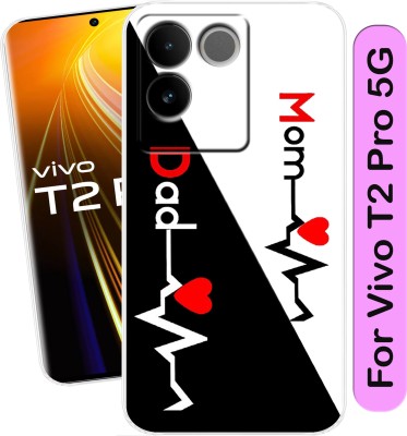 Cooldone Back Cover for Vivo T2 Pro 5G(Transparent, Flexible, Silicon, Pack of: 1)