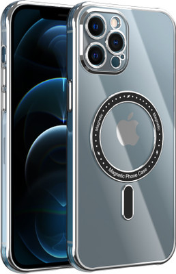 Casebia Back Cover for Apple Iphone 12 Pro Max(Silver, Shock Proof, Pack of: 1)
