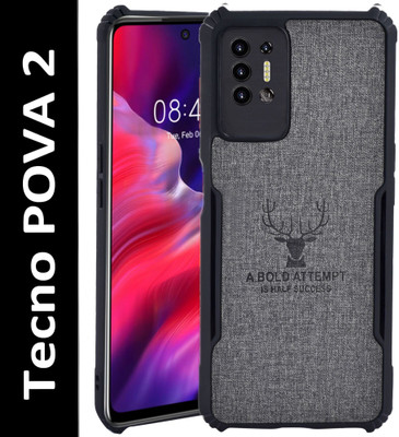 Flipkart SmartBuy Back Cover for Tecno POVA 2(Black, Shock Proof, Pack of: 1)