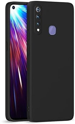 YAFILO Back Cover for Vivo Z1 Pro Protective Design|Black Matte Finish | Camera Bump Protection| Silicon Case(Black, Flexible, Silicon, Pack of: 1)