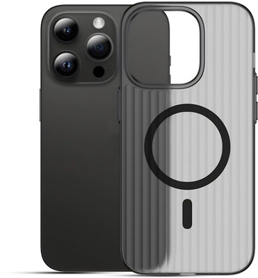 AIBEX Back Cover for Apple iPhone 16 Pro(Black, Magsafe, Pack of: 1)