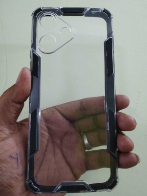 WellWell Back Cover for REDMI 12 5G(Transparent, Grip Case, Silicon, Pack of: 1)