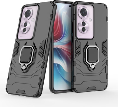 Cover Alive Back Cover for OPPO F25 Pro 5G(Black, Shock Proof, Pack of: 1)