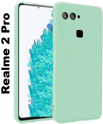 Rugraj Back Cover for Realme 2 Pro(Blue, Shock Proof, Silicon, Pack of: 1)