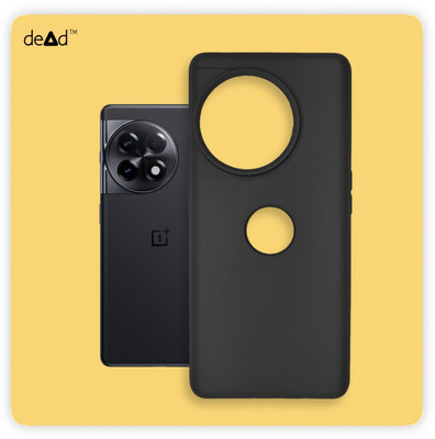 dead Back Cover for OnePlus 11R 5G(Black, Grip Case, Pack of: 1)