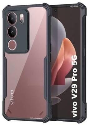S-Softline Back Cover for Vivo V29 Pro 5G, pocket-friendly Slim profile(Black)