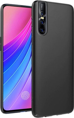 SRT Back Cover for Vivo V15 Pro(Black, Camera Bump Protector, Pack of: 1)
