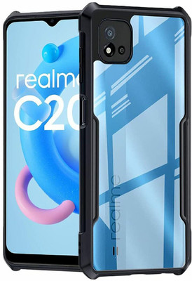 ONCRAVES Back Cover for Realme C20(Black, Shock Proof, Pack of: 1)