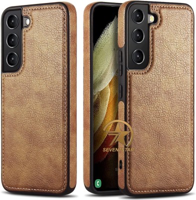 SEVEN7STAR Back Cover for Samsung Galaxy S21 FE 5G(Brown, Dual Protection, Pack of: 1)