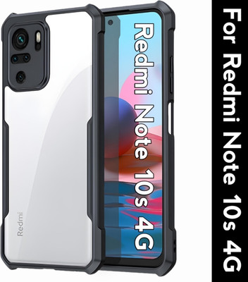 Mezokart.com Back Cover for REDMI Note 10S(Transparent, Camera Bump Protector, Pack of: 1)