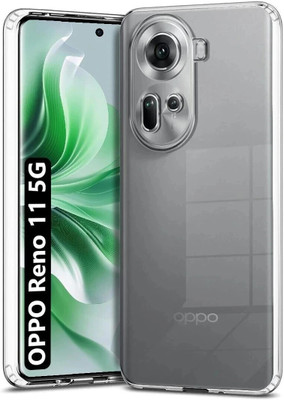 SnapStar Back Cover for Oppo Reno 11 5G (Soft & Flexible | Slim & lightweight | Camera Protection)(Transparent, Shock Proof, Silicon, Pack of: 1)