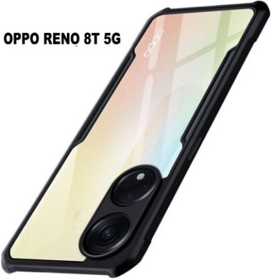 filbay Back Cover for Oppo Reno 8T 5G(Black, Grip Case, Silicon, Pack of: 1)